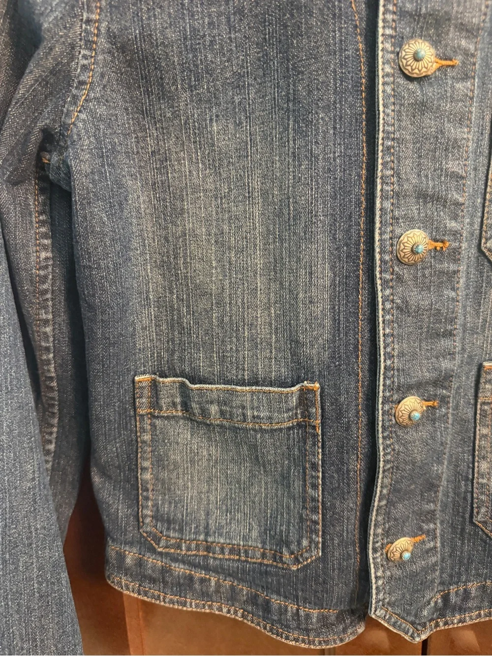 Lauren Jeans Co Ralph Lauren Denim Button-Front Jacket - Picture 8 of 13